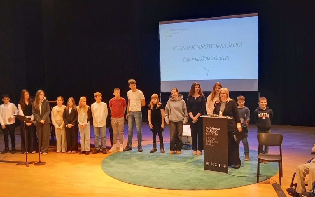 Višnjevački inkubator mirotvoraca nagrađen