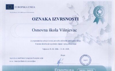 Oznaka izvrsnosti za Erasmus akreditaciju